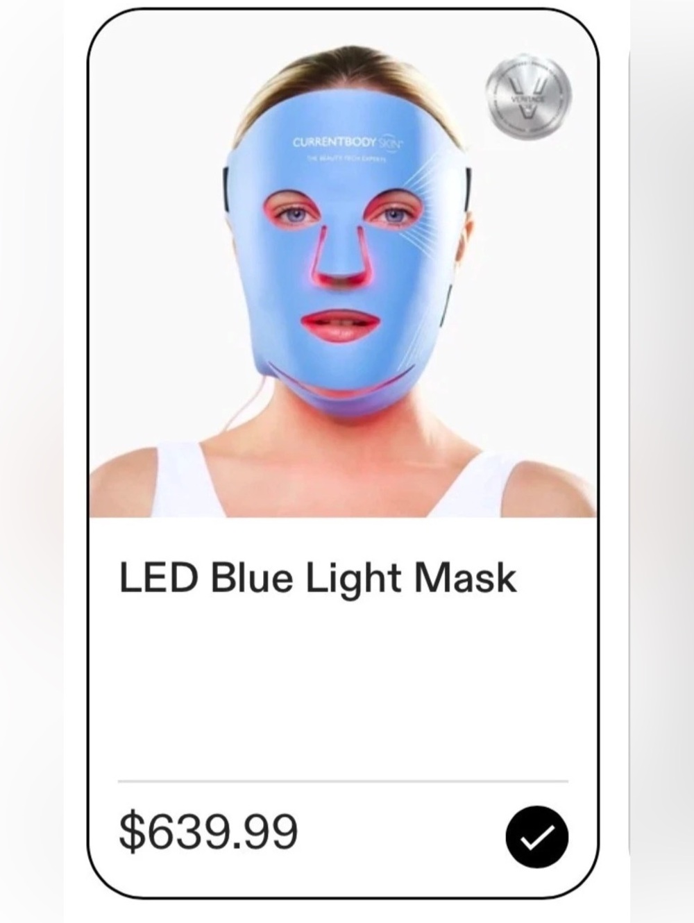CurrentBody Skin Blue Therapy Face Mask Series 2